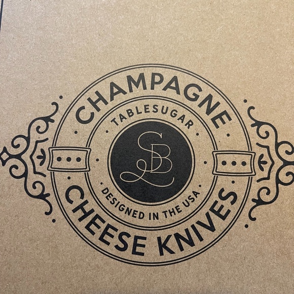 Champagne Gold Cheese Knife Set - Picture 3 of 6